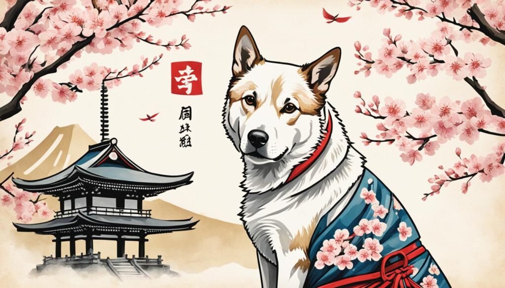 noms chiens japonais histoire